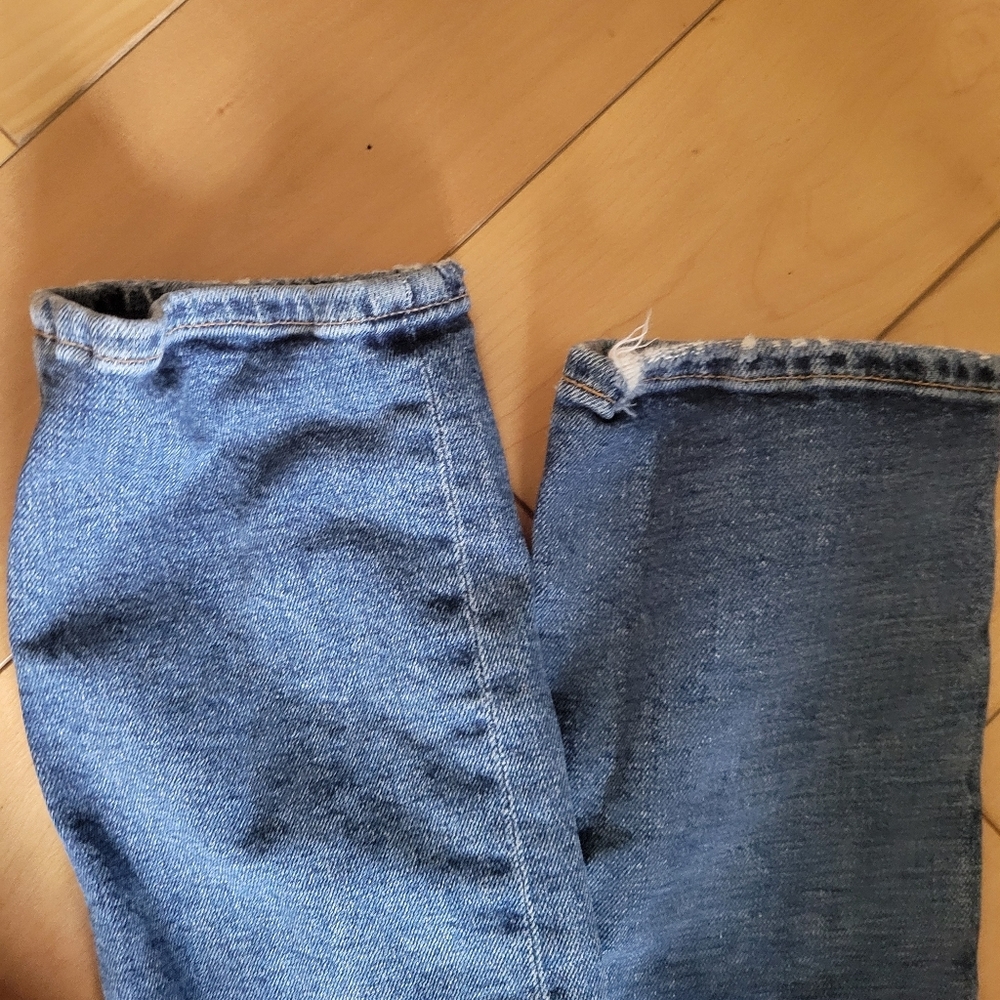 Citizens of Humanity Charlotte Skinny Jeans 25 Frayed Hem Medium Wash Denim - Picture 4 of 7